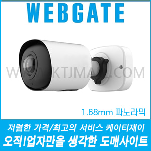 [웹게이트 IP-5M] NM4000BL-F1.6 (1.68mm 뷸렛 180도 파노라믹 카메라) [회원가입시 가격할인]