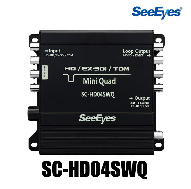 [SeeEyes] SC-HD04SWQ HD/EX-SDI 4화면 분할기 [회원가입시 가격할인]