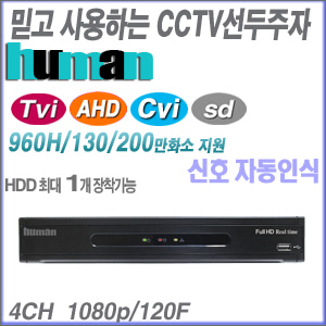 [올인원DVR HD-TVI AHD HD-CVI] HDVR-400 [가성비 세계1위 100% 한국산 녹화기] [회원가입시 가격할인]