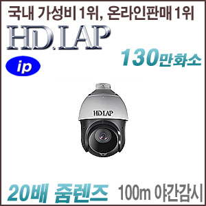 [IP-1.3M] [HD.LAP] HNP-1241I [20배줌 100m IR IP66] [회원가입시 가격할인]