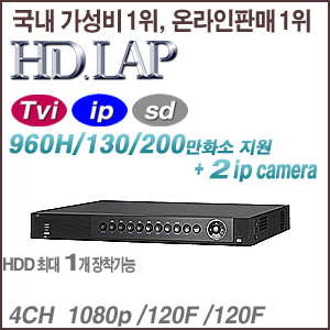 [HD-TVi] HTR-464(4CH/전면버튼/1080P/120F/120F) [회원가입시 가격할인]